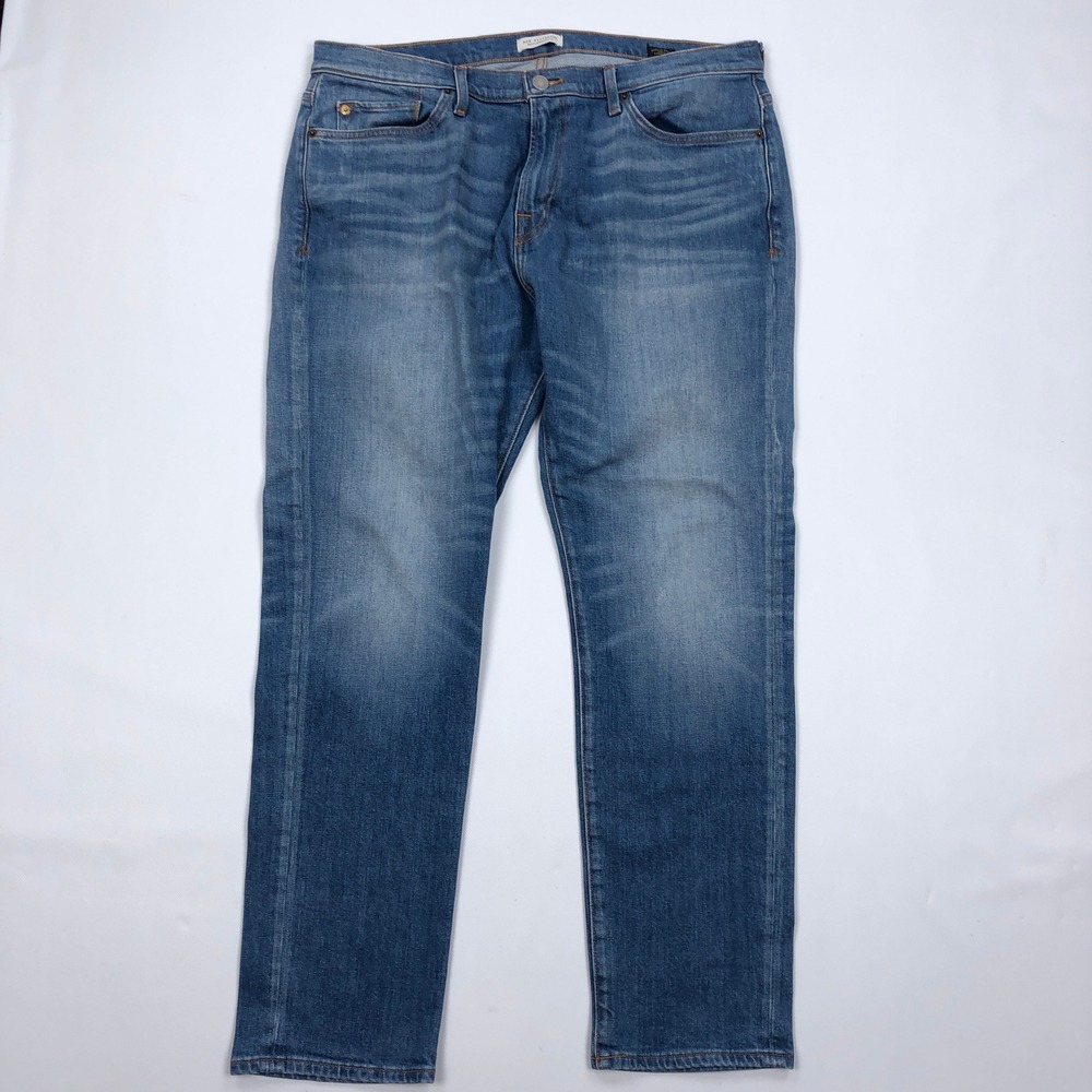 Ace Rivington Athletic Taper Candiani Italian Denim Jeans Blue 36x30 Mens